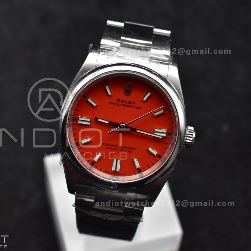 Oyster Perpetual 126000 36mm Clean 1:1 Best Edition 904L Steel Red Dial VR3230